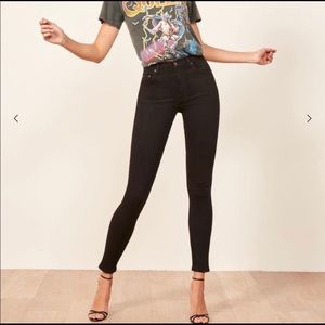Reformation Jeans - Reformation Elissa black high and skinny jeans Reformation Jeans - Reformation Elissa black high and skinny jeans
